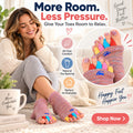 Foot Alignment Socks – Gentle Toe Separation for Crowded Toes & Everyday Comfort