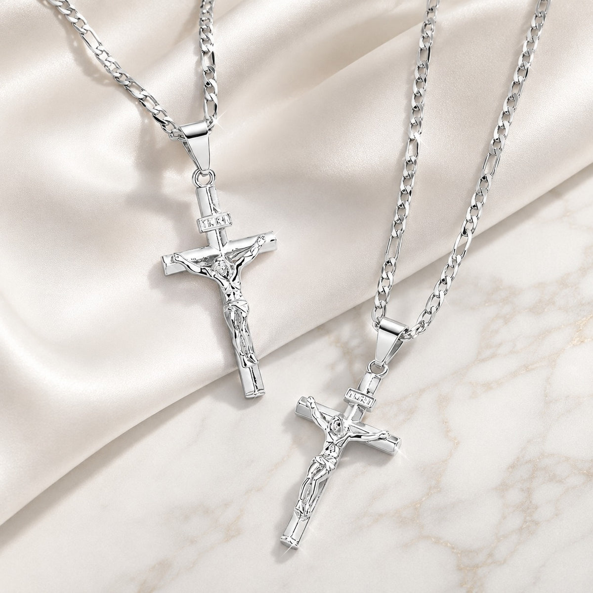 Sacred Grace INRI Crucifix Necklace – A Timeless Symbol of Faith