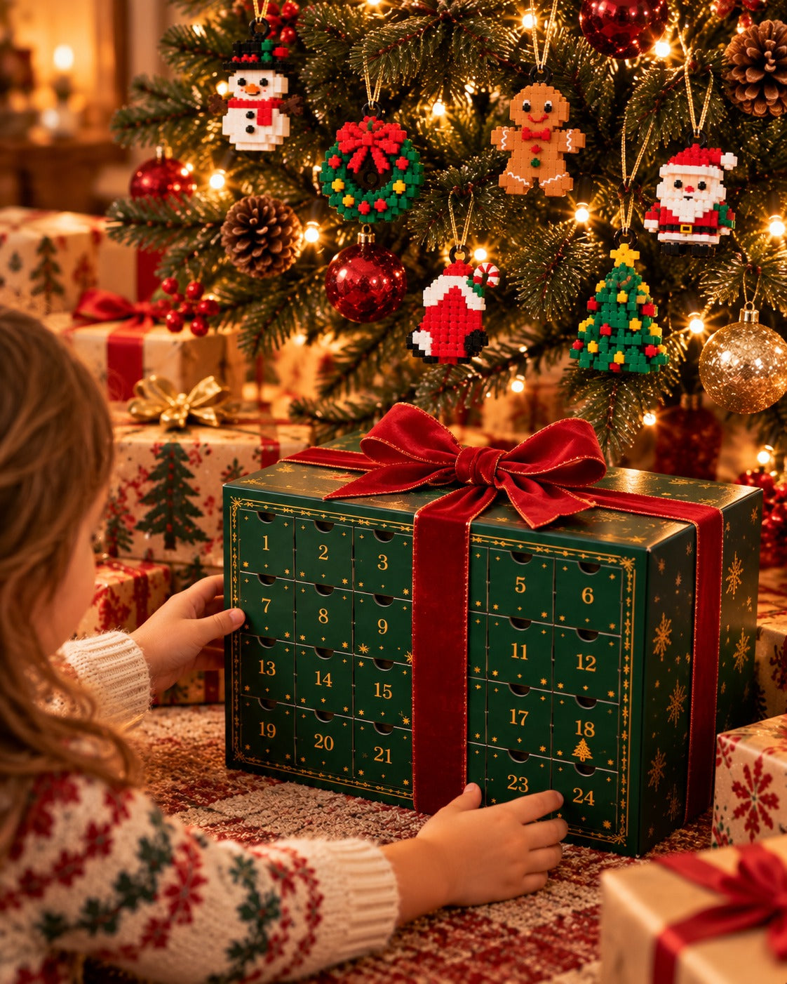 24-Day Christmas Ornament Advent Calendar